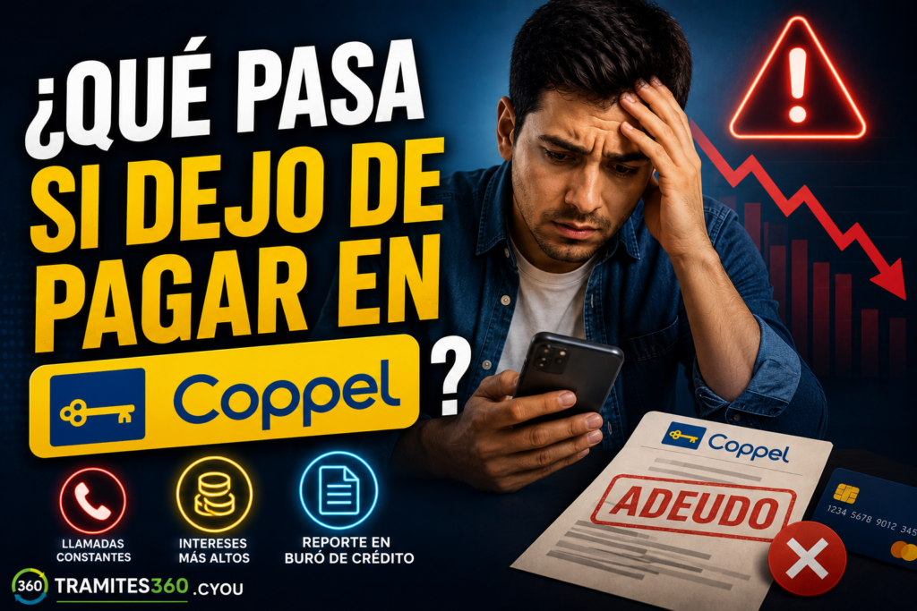 ¿Qué pasa si dejo de pagar en Coppel?