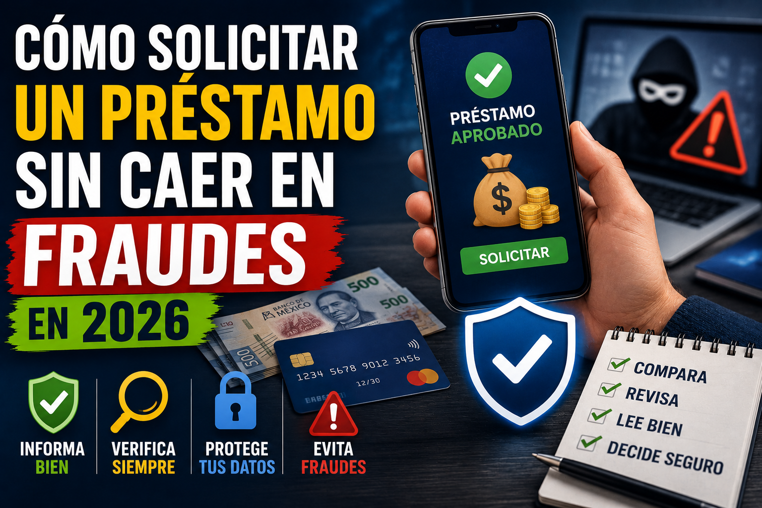 Cómo solicitar un préstamo sin caer en fraudes en 2026: Guía completa para proteger tu dinero y tu información